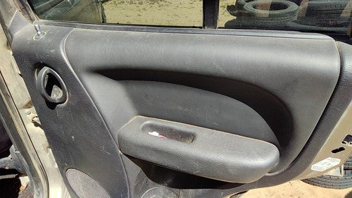 02-04 Liberty Passenger Right Rear Door Trim Panel With Switches Back Gray Dv