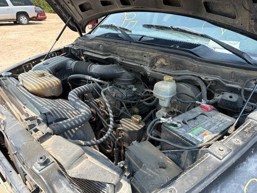 02-05 Dodge Ram 1500 Quad Cab Driver Left Upper B-Pillar Trim Dark Gray
