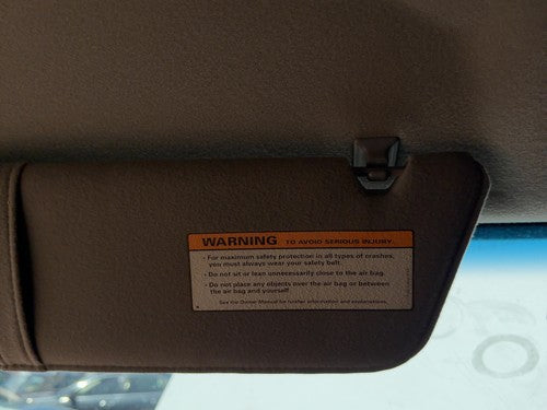 1995-1997 Ford Ranger Driver Left Sun Visor Oem Gray G2