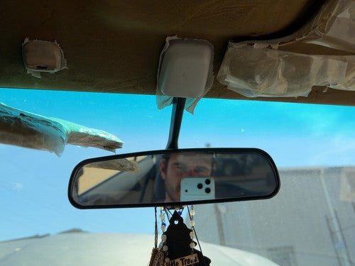 1996-2000 Honda Civic Inside Rear View Mirror Oem Windshield Mounted
