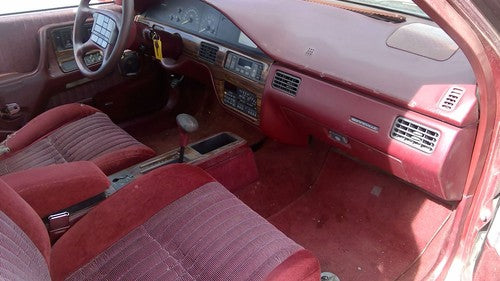 87-91 Bonneville Passenger Right Rear Vent Window Small Back Door Glass Wh Frame
