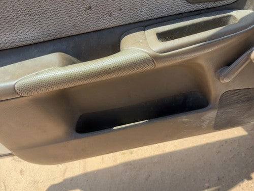 1999-2000 Mazda Protege Dx Driver Left Front Door Trim Panel Manual Brown