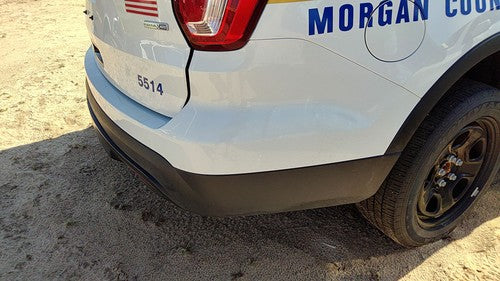 2016 17 Explorer Police Interceptor Rear Bumper Cover Assembly Oem Back White Yz