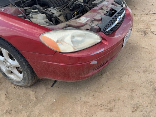 2000-2003 Ford Taurus Front Bumper Cover Assembly Oem Red 2F1Z17D957Ba