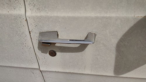 1974 Dodge Van B200 Passenger Right Front Outside Door Handle Oem White