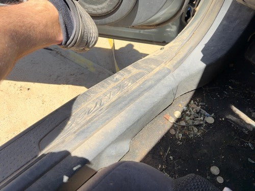 2007 Mitsubishi Eclipse Driver Left Lower Sill Step Moulding Trim Panel Oem Gray