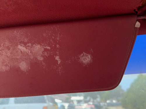 1987-1996 Dodge Dakota Driver Left Sun Visor Oem Red