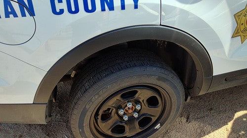 11-19 Explorer Police Interceptor Passenger Right Rear Wheel Flare Moulding Back
