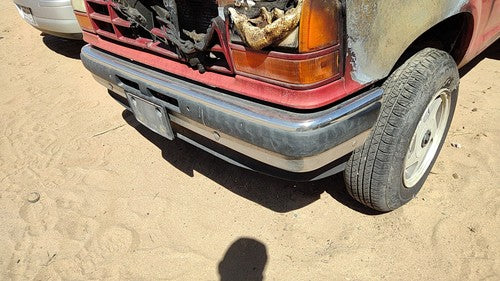 1989-1990 Ford Bronco 2 Front Bumper With Brackets Assembly Oem Chrome
