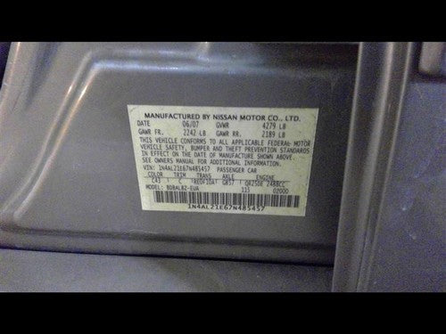 2007-2009 Nissan Altima Driver Left Under Column Knee Bolster Trim Panel Oem Tan