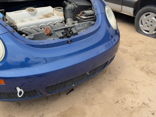 06-10 Beetle Convertible Front Bumper Cover Assembly Oem Without Fog Lamps Blue