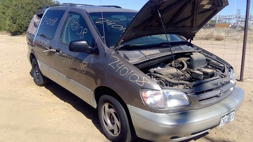 98-03 Toyota Sienna Driver Left Rear Side Window Door Glass Oem Back 6276008020