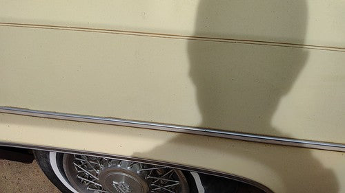 1980-1984 Cadillac Deville Driver Left Chrome Trim Rear Back Strip Oem
