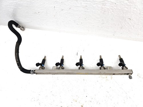 2012-2014 Vw Passat Complete Fuel Rail With Injectors Set Loaded Oem 2.5L