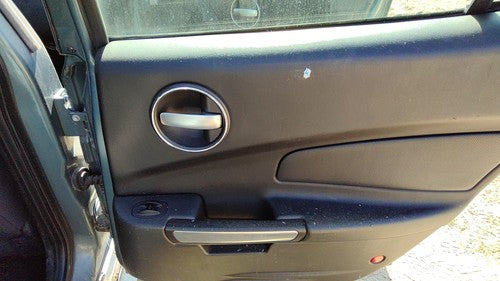 07 08 Grand Prix Passenger Right Rear Inside Door Trim Panel Switches Back Ebony
