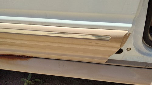 1993 Ford Explorer Passenger Right Rear Moulding From Door Back Trim Strip White