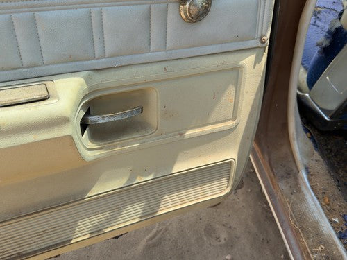 1974 Chevy Impala Driver Left Rear Door Trim Panel Manual Back
