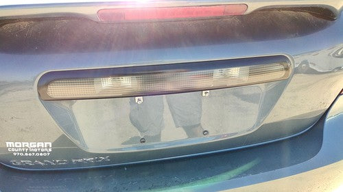 04-08 Pontiac Grand Prix License Plate Trim Surround Panel Oem Tail Trunk Finish