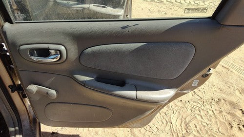 01-02 Neon Passenger Right Rear Door Trim Panel With Switches Back Gray B7L5