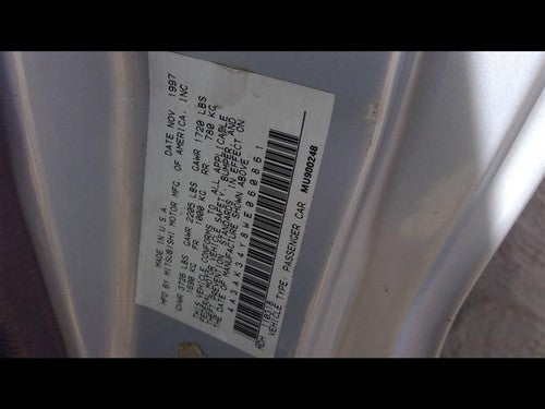 1998 Mitsubishi Eclipse Dash Speedometer Gauge Cluster Wiring Harness Mr225453