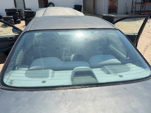 1996-1998 Honda Civic Back Glass Rear Window Oem 4812285