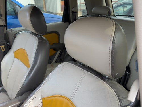 01-02 Pt Cruiser Pair Of Front Headrests Oem Left Right Set Seat Taupe/Beige Fl