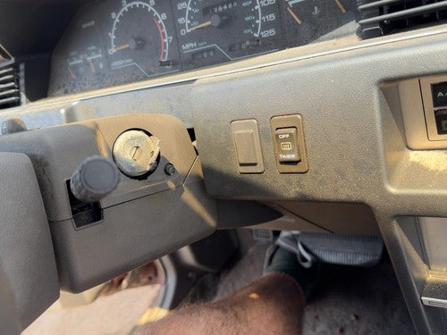 1987-1988 Nissan Maxima Steering Column Assembly Oem Floor Shift Gray 4880542E01