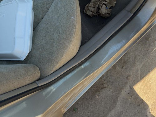 01-06 Elantra Passenger Right Rear Lower Sill Plate Step Trim Panel Oem Beige