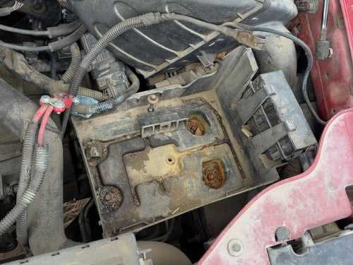 2000-2007 Ford Taurus Complete Battery Box Mount Tray With Hold Down Oem