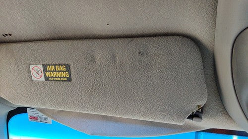 1997-1999 Ford Expedition Driver Left Sun Visor Oem Gray F2