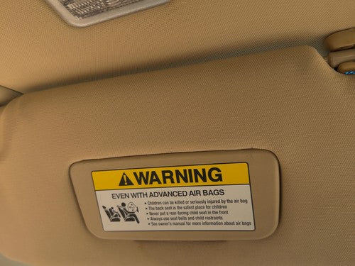 2004-2008 Acura TL Driver Left LH Sun Visor Illuminated Tan OEM 83280SEPA02ZA