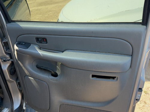 00-06 Suburban 1500 Passenger Right Rear Door Trim Panel Switches Back Gray 92I