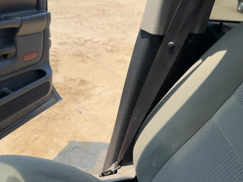 02-05 Dodge Ram 1500 Quad Cab Passenger Right Lower B-Pillar Trim Dark Gray