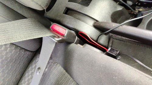 2006-2011 Chevy Hhr Passenger Right Front Seat Belt Buckle Receiver Black 19B