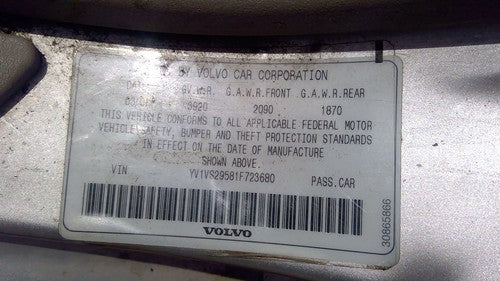 2000-2004 Volvo S40 Exhaust Manifold Oem Header 1.9L 94978616