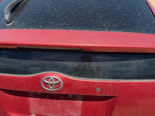 04-09 Prius Rear Spoiler Wing Lid Mounted Without Raised Fin Barcelona Red 3R3