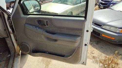 1998-01 S10 Blazer Passenger Right Front Door Trim Panel With Switches Gray 92H