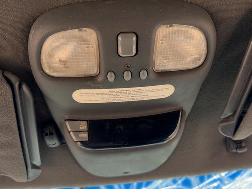00-01 S10 Blazer Center Overhead Console Dome Light Map Lamp Cubby Graphite 122