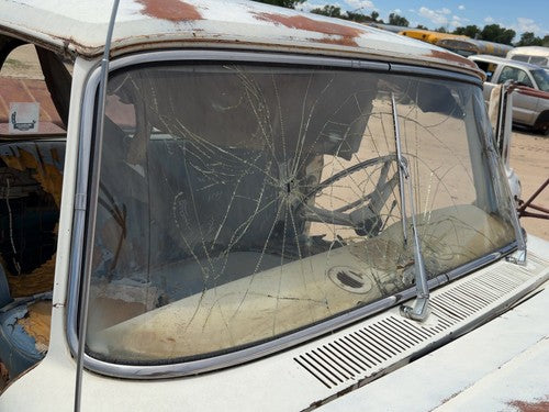 1967-1972 Ford F350 Windshield Chrome Trim Conventional Cab Factory OEM