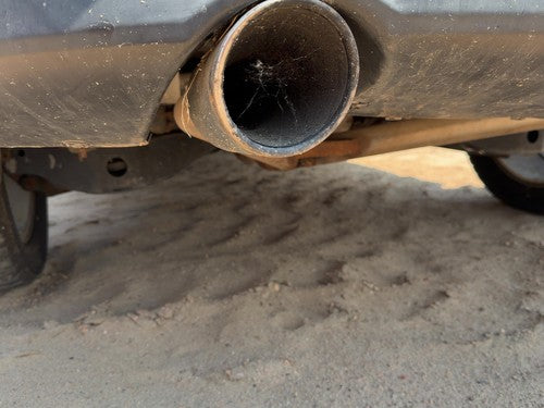 2003-2004 Infinity Fx45 Rear Muffler With Exhaust Tip Oem Diamond Graphite Wv2