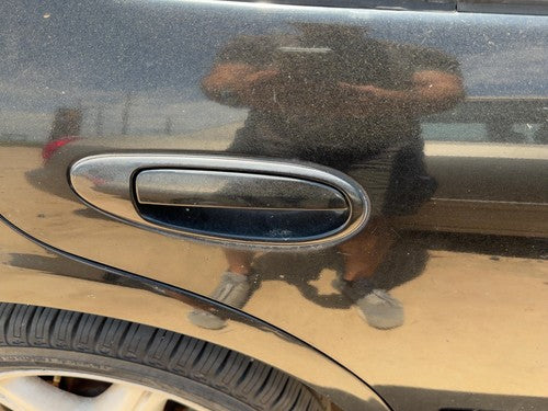 98 Maxima Passenger Right Rear Outside Door Handle Oem Back Super Black Kh3