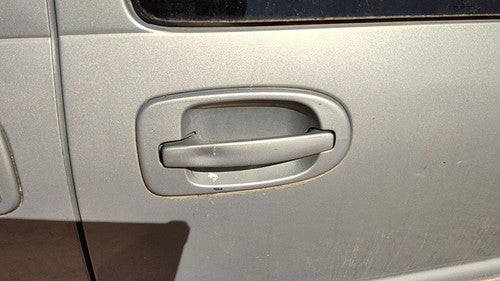 2000-2005 Chevy Venture Driver Left Rear Outside Door Handle Oem Back Silver 17U