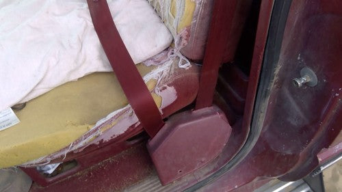 1988 Gmc Sierra 2500 Driver Left Front Seat Belt Retractor Oem Shoulder Red