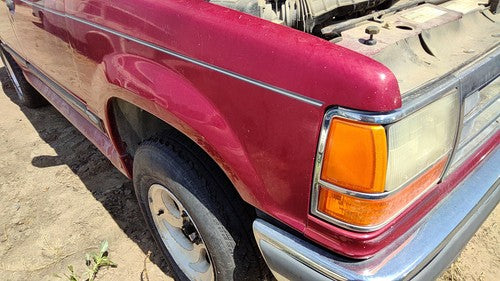 1993-1994 Ford Explorer Passenger Right Front Fender Oem Red F3tz16005a