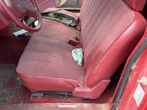 1987-1996 Dodge Dakota Front Bench Seat Assembly Red OEM