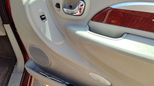 06-07 Town Country Passenger Right Front Door Trim Panel With Switches Khaki J1