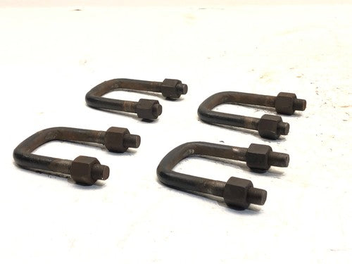 1961 Ford F100 Pickup Unibody Set Of Front Spring U-Bolts With Knuts Oem Leaf