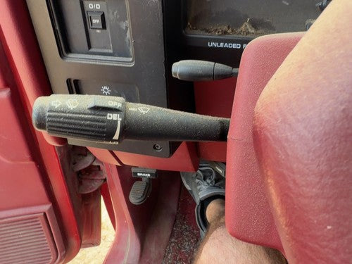 91 Dakota Turn Signal Switch Windshield Wiper Column Control Lever Assembly Red