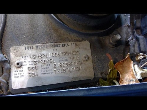 2006 Subaru Legacy Windshield Wiper Transmission Oem Linkage