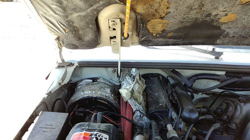 1993 94 Ford Explorer Passenger Right Hood Hinge Assembly Oem White F87z16796ba